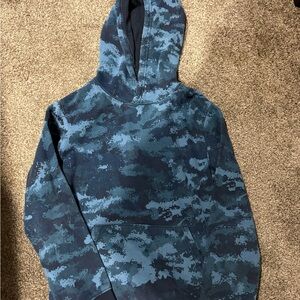 Xersion Black and Blue Fleece Hoodie